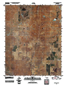 Waynoka NW 2010 topographic map thumbnail