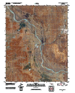 Waynoka West 2010 topographic map thumbnail