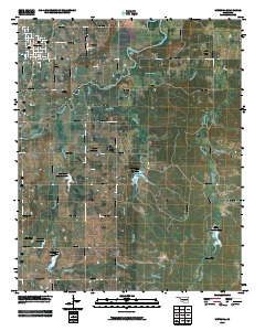 Wetumka 2010 topographic map thumbnail