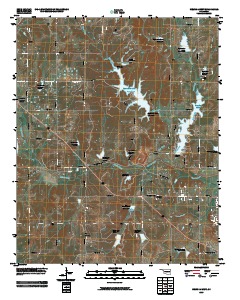 Wewoka West 2009 topographic map thumbnail