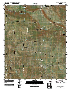 Wapanucka South 2009 topographic map thumbnail