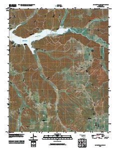 Lake Eucha East 2010 topographic map thumbnail