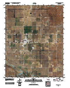 Mooreland 2010 topographic map thumbnail