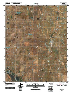 Mulhall 2009 topographic map thumbnail