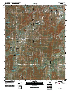 Kellyville 2010 topographic map thumbnail
