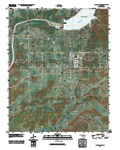 Locust Grove 2010 topographic map thumbnail