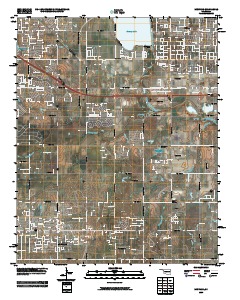 Mustang 2009 topographic map thumbnail