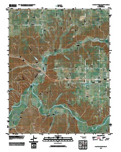 Siloam Springs NW 2010 topographic map thumbnail