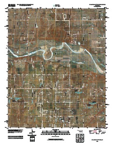 Oklahoma City SW 2009 topographic map thumbnail