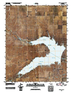 Optima Dam 2010 topographic map thumbnail