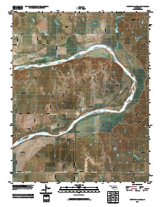 Prettyhair Creek 2009 topographic map thumbnail