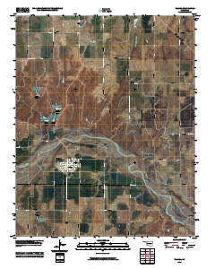 Taloga 2010 topographic map thumbnail