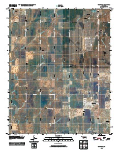 Waukomis 2010 topographic map thumbnail