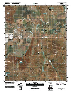 Anadarko East 2009 topographic map thumbnail