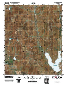 Anadarko NW 2009 topographic map thumbnail
