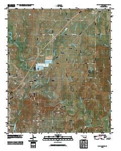 Caddo South 2010 topographic map thumbnail