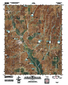 Binger 2010 topographic map thumbnail