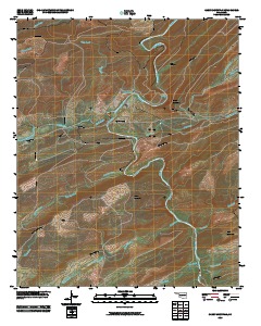 Caney Mountain 2010 topographic map thumbnail