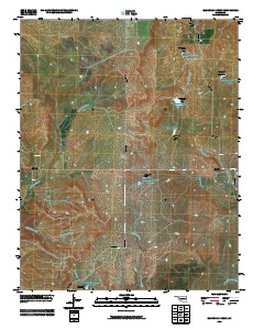Baconrind Creek 2009 topographic map thumbnail