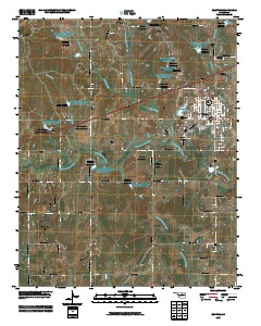 Bristow 2009 topographic map thumbnail