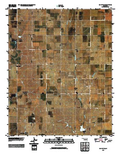 Elk City SE 2010 topographic map thumbnail