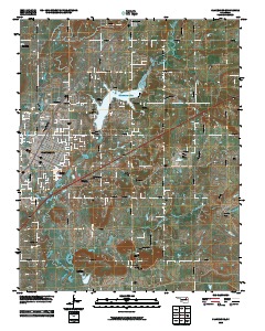 Claremore 2010 topographic map thumbnail
