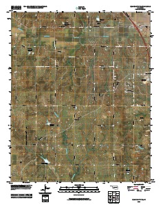 Elmore City NE 2010 topographic map thumbnail