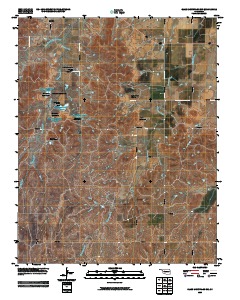 Glass Mountains SW 2009 topographic map thumbnail