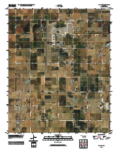 Dill City 2010 topographic map thumbnail