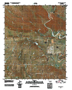 Gene Autry 2009 topographic map thumbnail