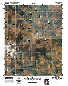 Cordell 2010 topographic map thumbnail