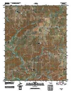 Gerty 2009 topographic map thumbnail