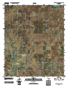 Cottonwood Creek 2010 topographic map thumbnail