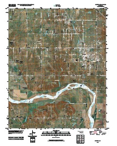 Coweta 2010 topographic map thumbnail