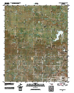 Durant North 2009 topographic map thumbnail