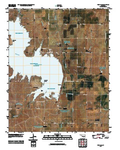 Foss Dam 2010 topographic map thumbnail