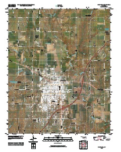 Chickasha 2010 topographic map thumbnail