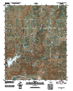 Lake Holdenville 2010 topographic map thumbnail