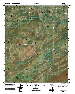 Hartshorne SW 2009 topographic map thumbnail