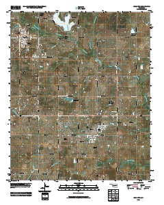 Healdton 2009 topographic map thumbnail