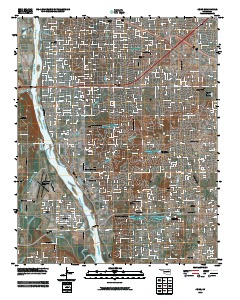 Jenks 2010 topographic map thumbnail