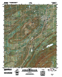Kiowa 2010 topographic map thumbnail