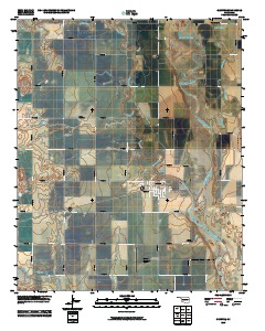 Olustee 2010 topographic map thumbnail