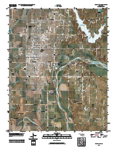 Ponca City 2010 topographic map thumbnail