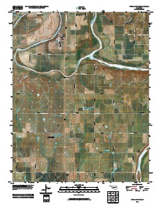 Ponca City SE 2010 topographic map thumbnail