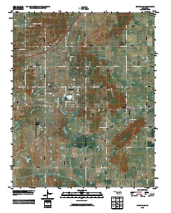 Osage Hills 2010 topographic map thumbnail
