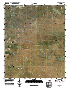 Roff South 2009 topographic map thumbnail
