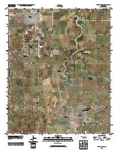 Pauls Valley 2009 topographic map thumbnail