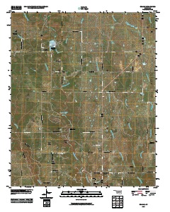 Reagan 2010 topographic map thumbnail