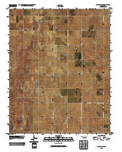 Shattuck NW 2010 topographic map thumbnail